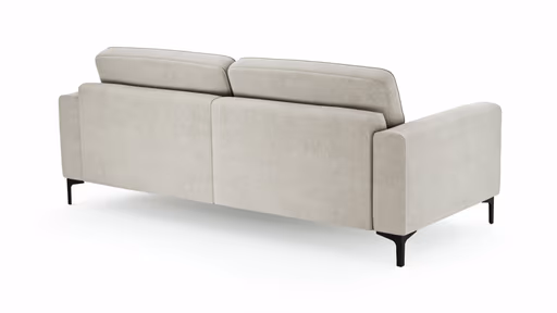 Sofa Oviedo - 3-Sitzer, Stoff, Natur