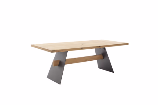 Esstisch - LB ca. 220x100 cm, Balkeneiche massiv