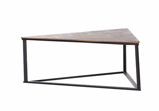 Couchtisch Mix Match - LBH ca. 82x88x32 cm, Metall, Schwarz