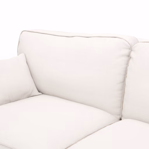 Sofa Mapleton - 3-Sitzer, Stoff, Creme