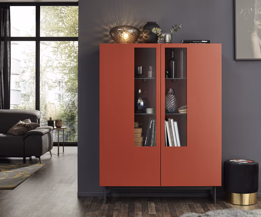 Highboard 4450 - Lack, Rot