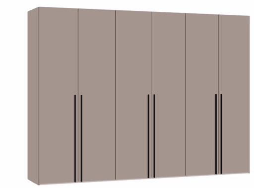 Drehtürenschrank JOIN IT- B ca. 303 cm,  Nougat