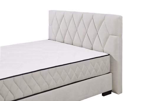 Boxbett - Liegefläche ca. 180x200 cm, Stoff, Sand