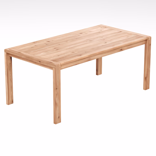 Esstisch Cartago Soft - ausziehbar, LB ca. 180x95 cm, Astbuche massiv, natur geölt