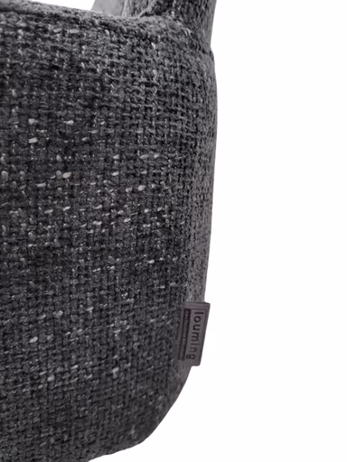 Armlehnstuhl MILENA - drehbar, Stoff, Anthrazit