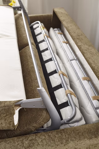 Sofa Lakeville 1 - 2-Sitzer inkl. Schlaffunktion, Stoff, Grün