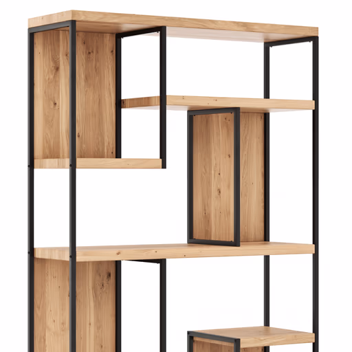 Regal Farmingdale - Eiche massiv, legno