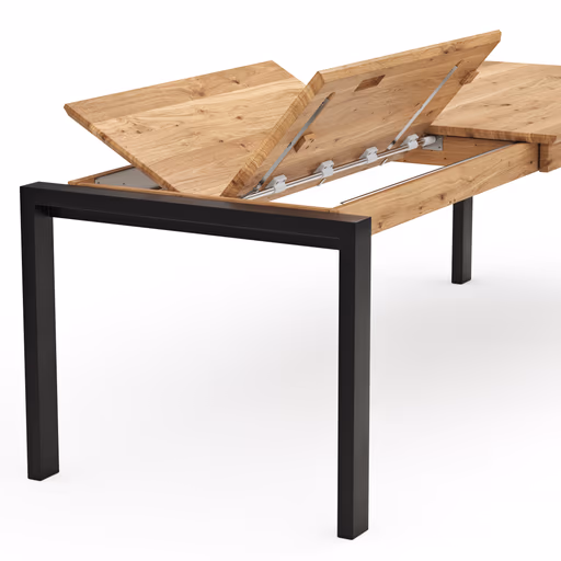 Esstisch Farmingdale - ausziehbar, LB ca. 140x90 cm, Eiche massiv, natur geölt