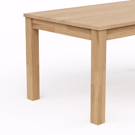 Esstische Dinner - ausziehbar, LB ca. 160x90 cm , Eiche bianco massiv