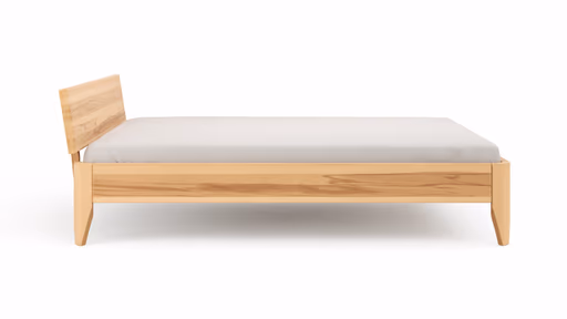 Bettgestell 1660 - Liegefläche ca. 180x200 cm, Kernbuche massiv, geölt