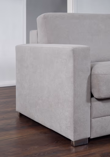 Faltbett EM Davos - mit Schlaffunktion, Stoff, Grau