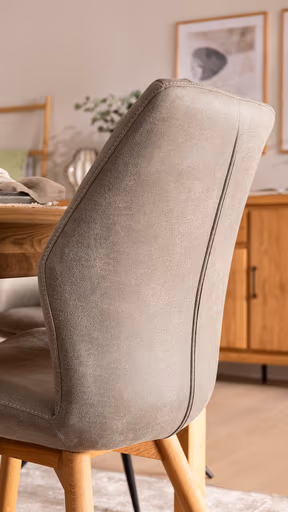 Stuhl Dalyan - Stoff, Grau