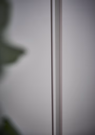 Drehtürenschrank Loretto - B ca. 280 cm, Melamin matt, Weiß