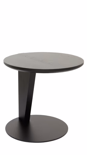 Beistelltisch Cono - DH ca. 42x41 cm, Eiche massiv, Schwarz