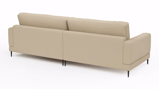 Sofa Janne - 3-Sitzer, Stoff, Sand