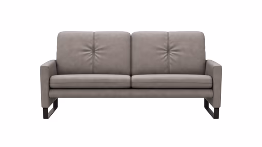 Sofa Tenero - 2,5-Sitzer, Stoff, Grau