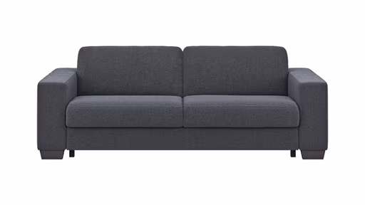 Sofa Nuoro - 3-Sitzer inkl. Schlaffunktion, Stoff, Eisblau