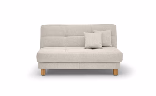 Funktionssofa EASY Optik B - 2-Sitzer, 155 cm inkl. Schlaffunktion, Stoff, Beige