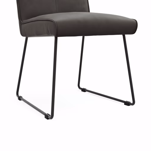 Stuhl Dinner - Stoff, Anthrazit