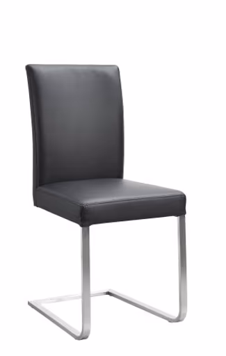 Freischwinger EM 8310 - Leder, Dunkelbraun