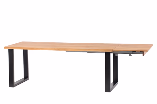 Esstisch - ausziehbar, LB. ca. 180x90 cm, Eiche massiv