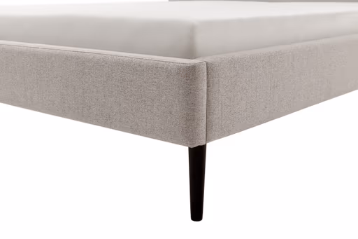 Polsterbett - Liegefläche ca. 180x200 cm, Stoff, beige