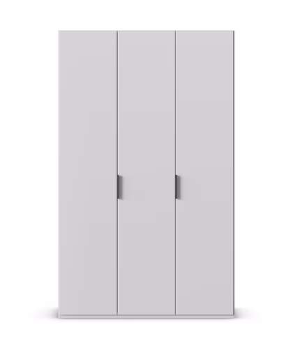 Drehtürenschrank ROVERO- B ca. 135 cm, Hellgrau