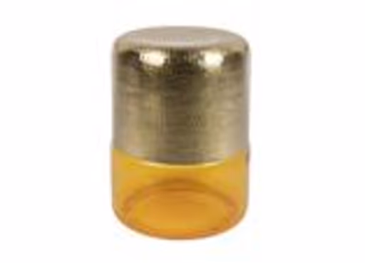 Beistelltisch Svala - 35x45 cm, Goldfarben, Amber