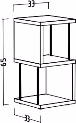 Regal - B ca. 33 cm, Pinegrün