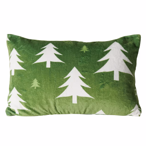 Deko-Kissen - LBH ca. 48x30x12 cm, Grün