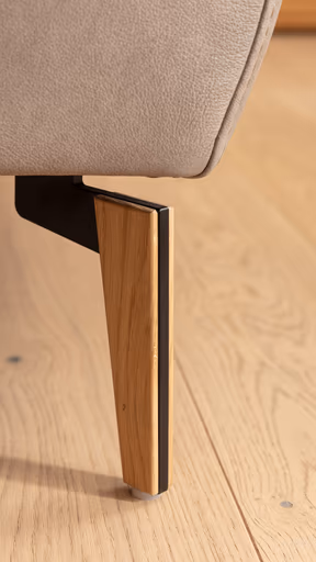 Sofa Tulsa KV - 2,5-Sitzer, inkl. Relaxfunktion und Kopfteilverstellung (motorisch), Leder, Graubeige