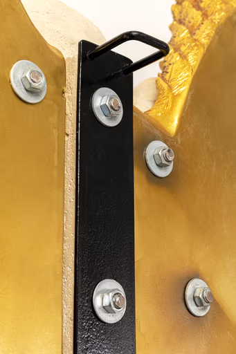 Wandobjekt- Engel, Weiß, Gold