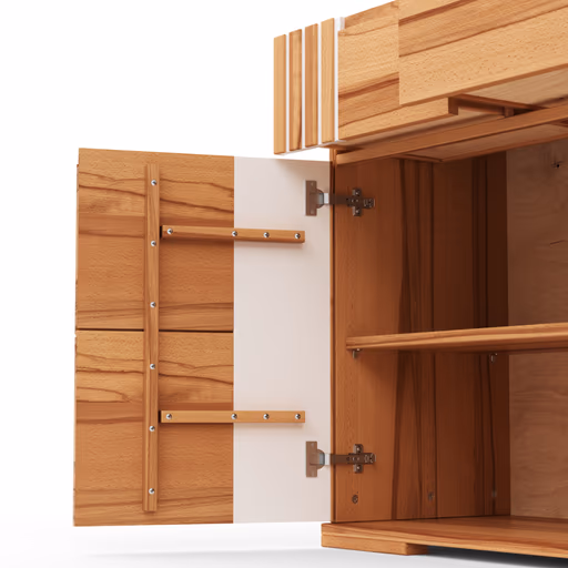 Kommode Tigris - Kernbuche massiv, geölt