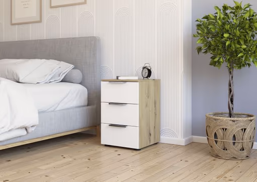 Nako RIPP- Eiche Dekor, Weiß