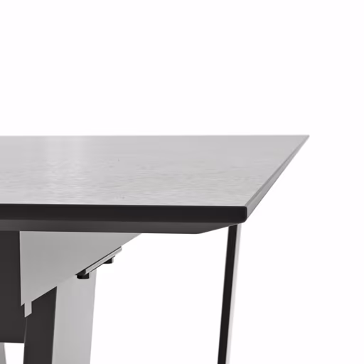 Esstisch Dinner - LB ca. 180x95 cm, Kunststoff, Hellgrau