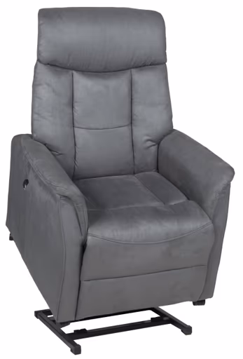 TV-Sessel - inkl. Sitzheizung, Aufstehhilfe, Relaxfunktion, Microfaser, Anthrazit