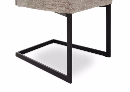 Freischwinger MAGGIE - Stoff, Kaffee