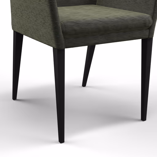 Armlehnstuhl Saragossa - Stoff, Eukalyptus