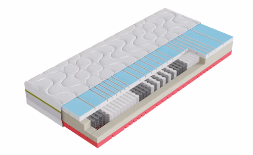 Tonnentaschenfederkernmatratze Natura Alpin Aqua Cool TFK 90x200cm, H3 fest