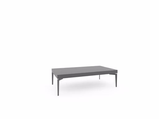 Couchtisch Loretto - LHB ca. 110x32x60x cm, Lack, Anthrazit