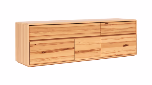 Mediaboard Hillsboro - Buche/Kernbuche natur, geölt