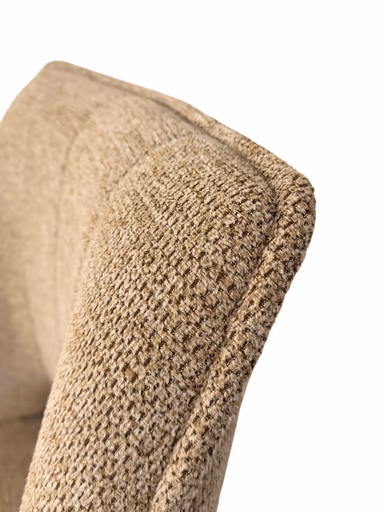 Armlehnstuhl MARESA - drehbar, Stoff, Braun