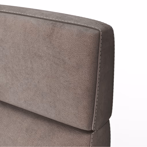 Relaxsessel Arima H - Kopf-/Fußteil/Rückenlehne verstellbar, Stoff, Dunkelbraun