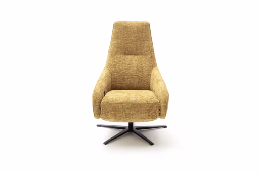 Sessel Noto Relax I - Rückenlehne und Fußteil verstellbar, Stoff, Senf