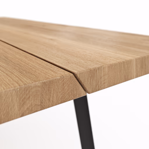 Esstisch Talara Lina - LB. ca. 180x90cm, Wildeiche Natur