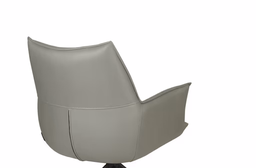 Armlehnstuhl MAKANA - drehbar, Stoff, Hellgrau