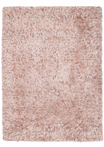 Hochflor-Teppich - LB ca. 230x160 cm, Rosé