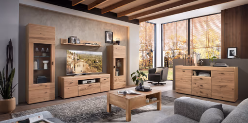 Couchtisch - mit Schubkasten, LBH ca. 115x65x45 cm, Altesche teilmassiv