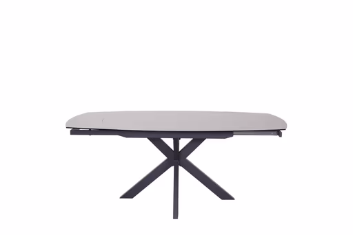 Esstisch MEGGIE - ausziehbar, LB ca. 130x100 cm, Glaskeramik, Grau