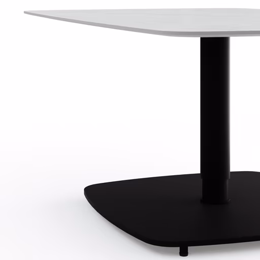 Couchtisch Camas - LBH ca. 100x65x42 cm, Keramik, Creme